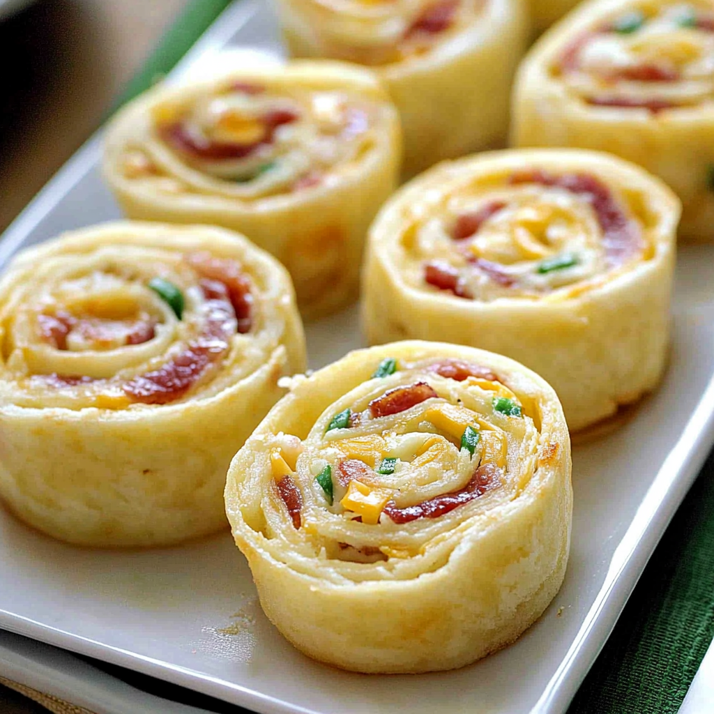 Bacon Cheddar Ranch Pinwheels