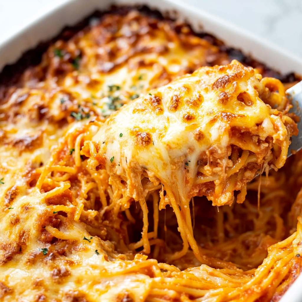 Easy Baked Spaghetti Dish