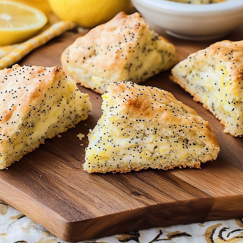 Lemon Poppy Seed Scones