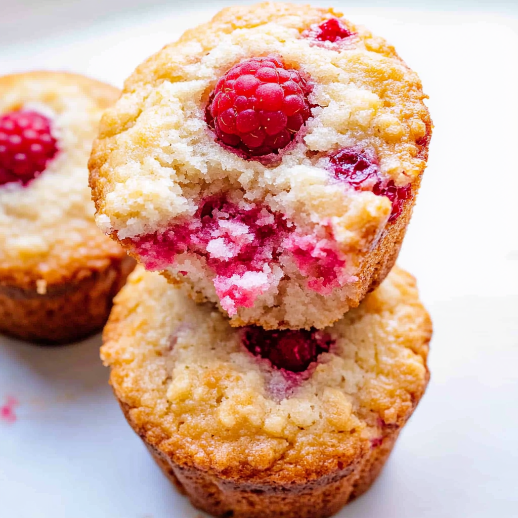 Greek Yogurt Raspberry Muffins