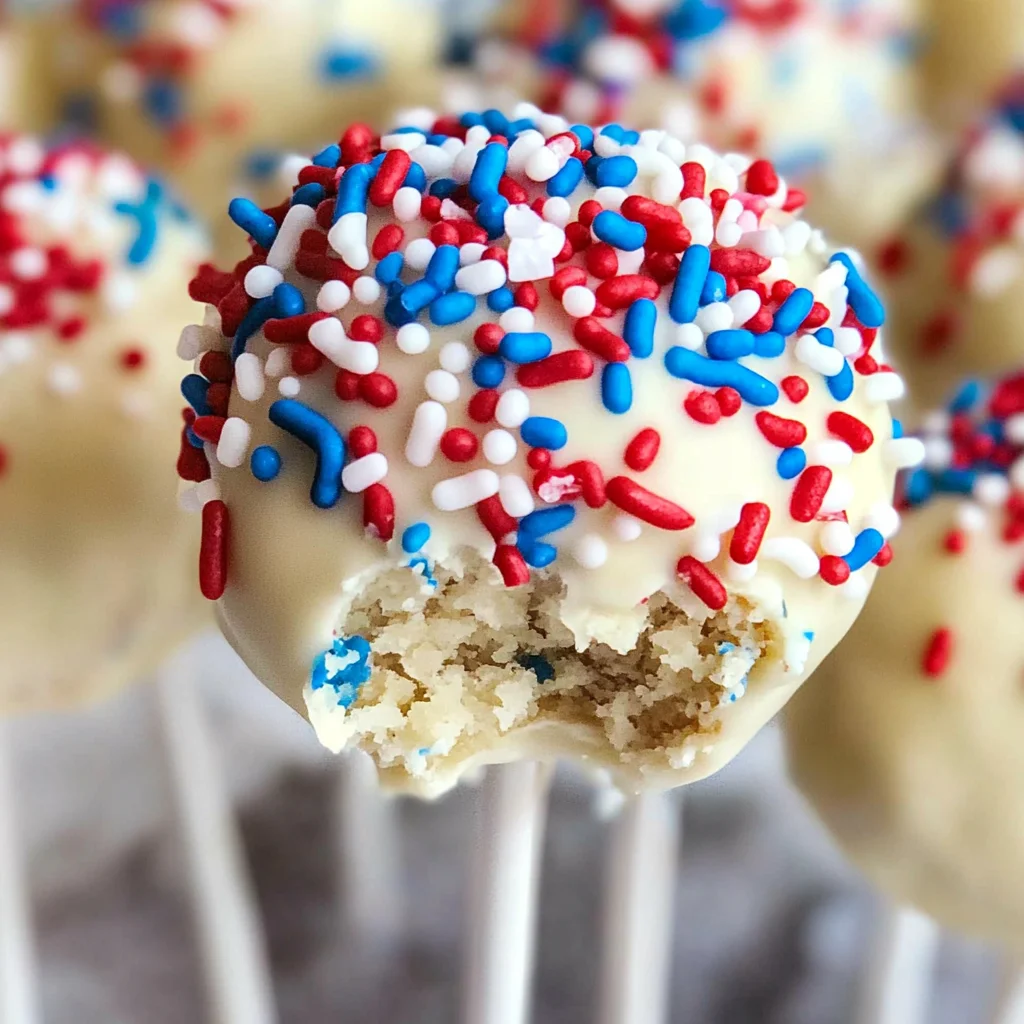 4th of July Cake Pops