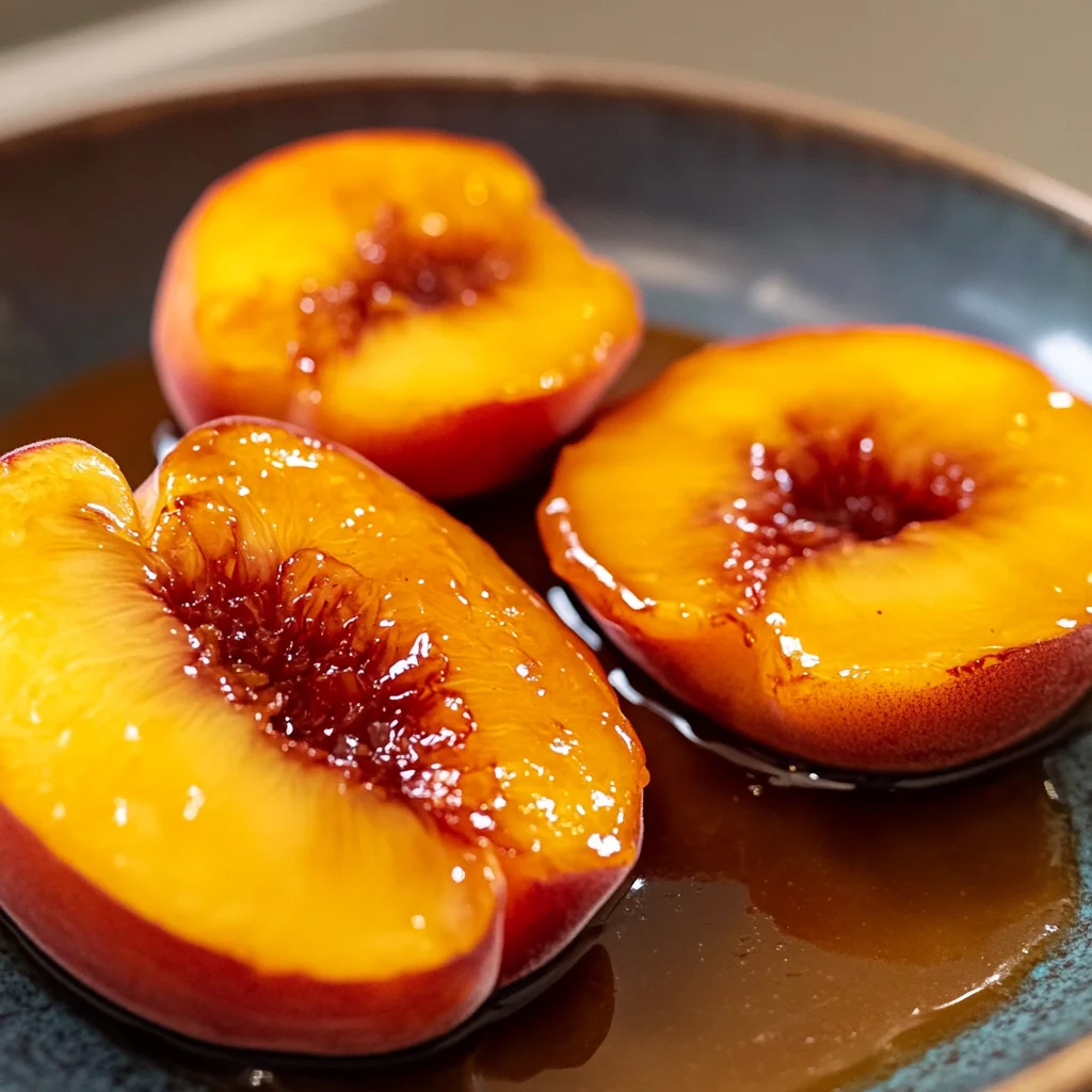 Caramelized Peaches