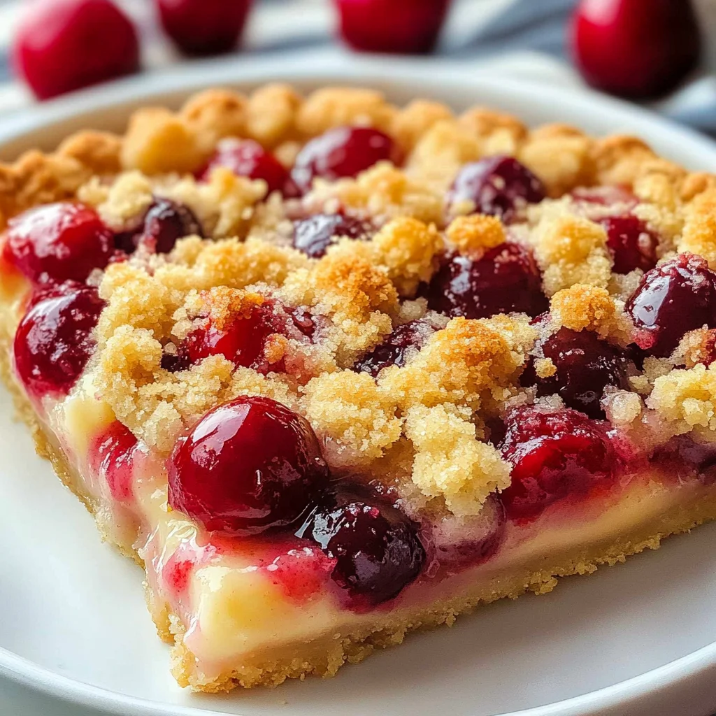 Cherry Crumb Pie
