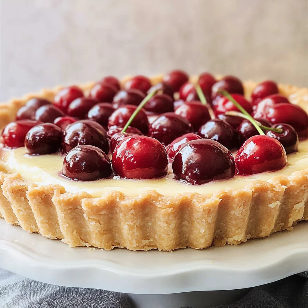 Cherry Tart (easy crust method)