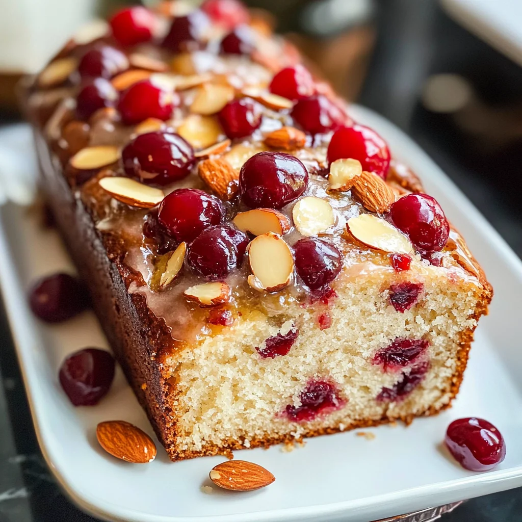 Easy Almond Cherry Bread (video)