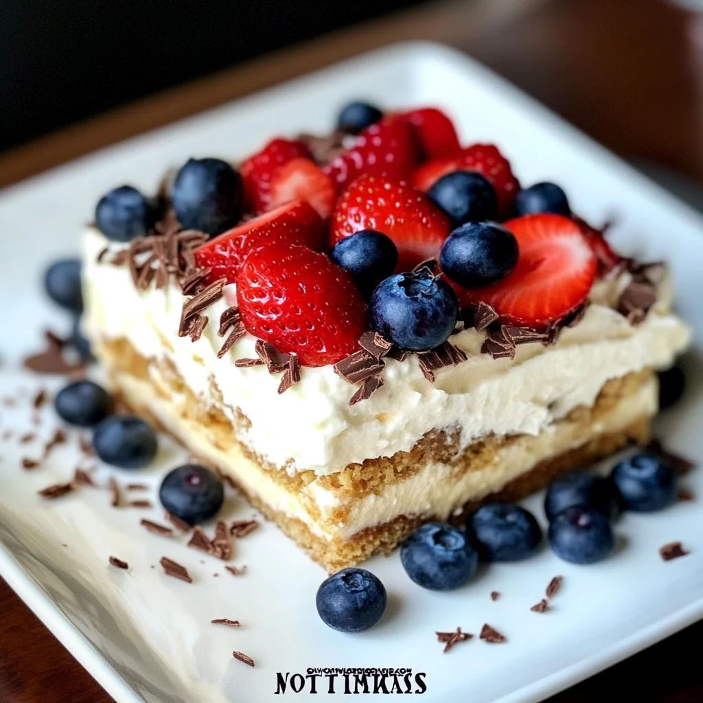 No Bake Tiramisu