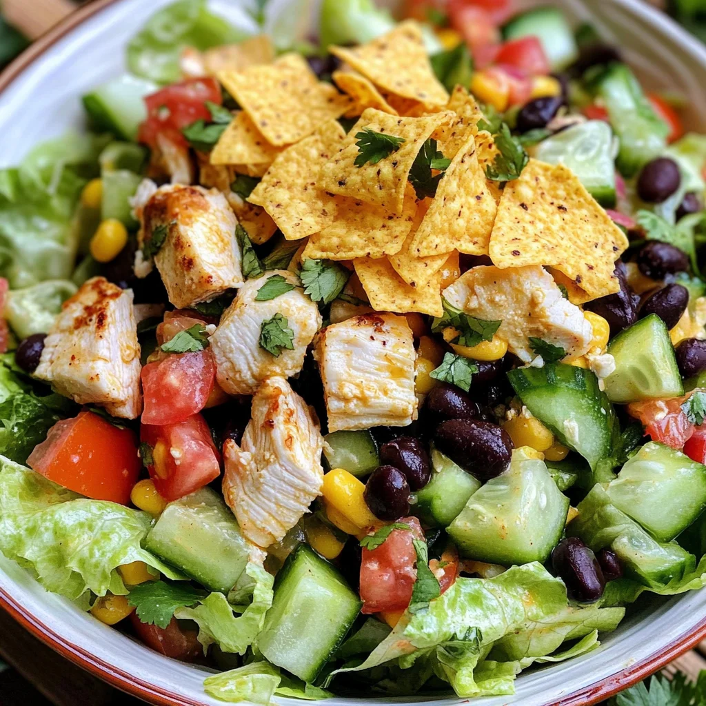 Tex-Mex Chopped Chicken Salad
