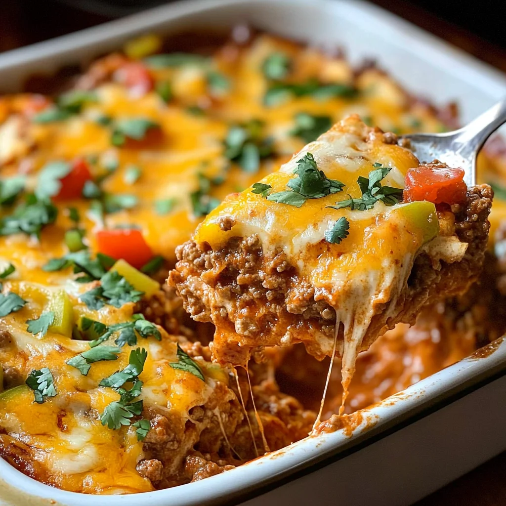 Beef Enchilada Casserole Recipe