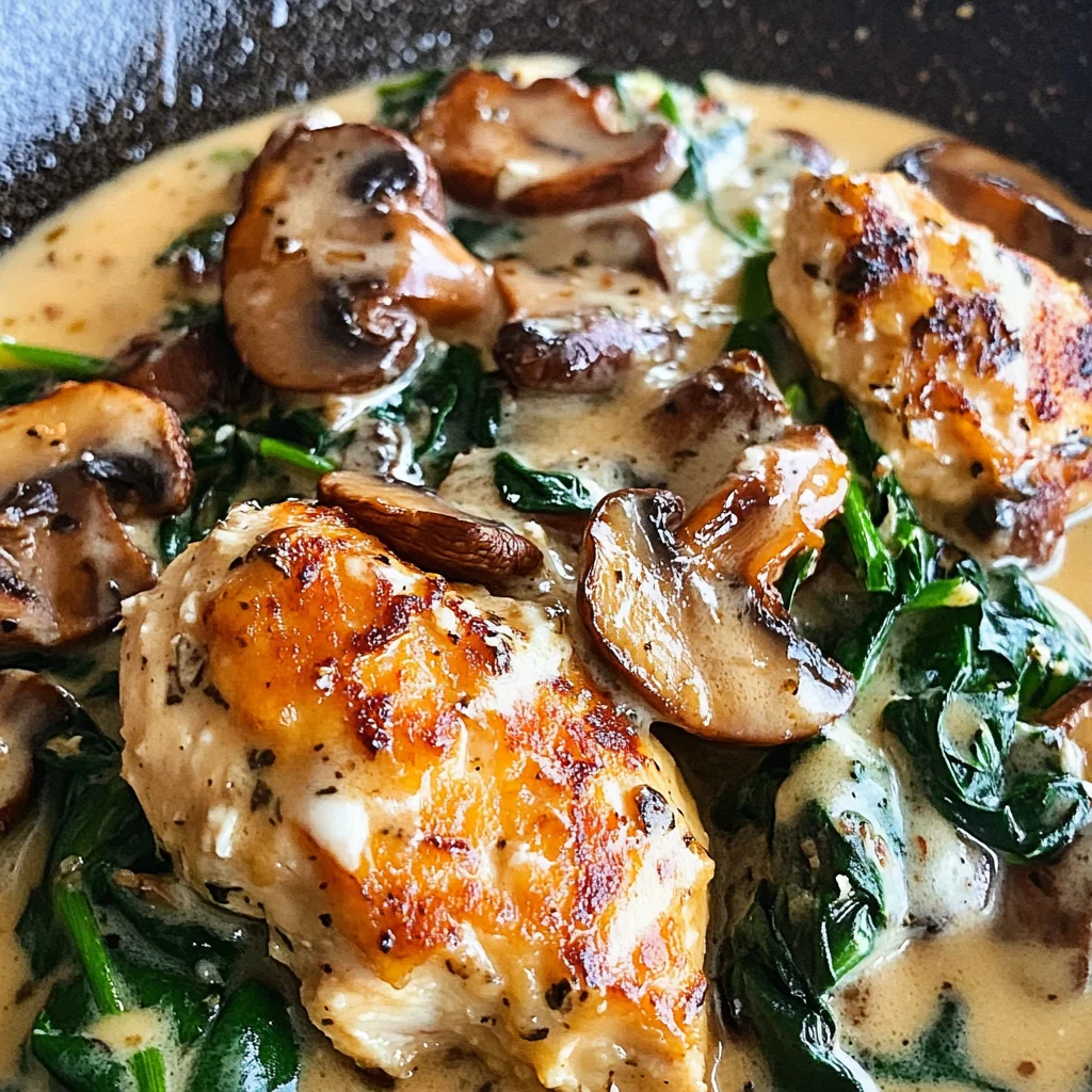 Blackstone Parmesan Chicken and Mushrooms