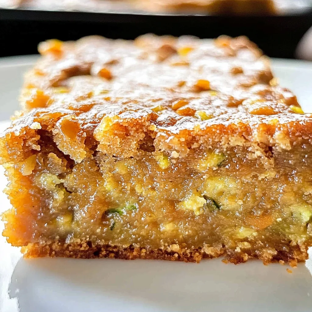 Butterscotch Zucchini Bars