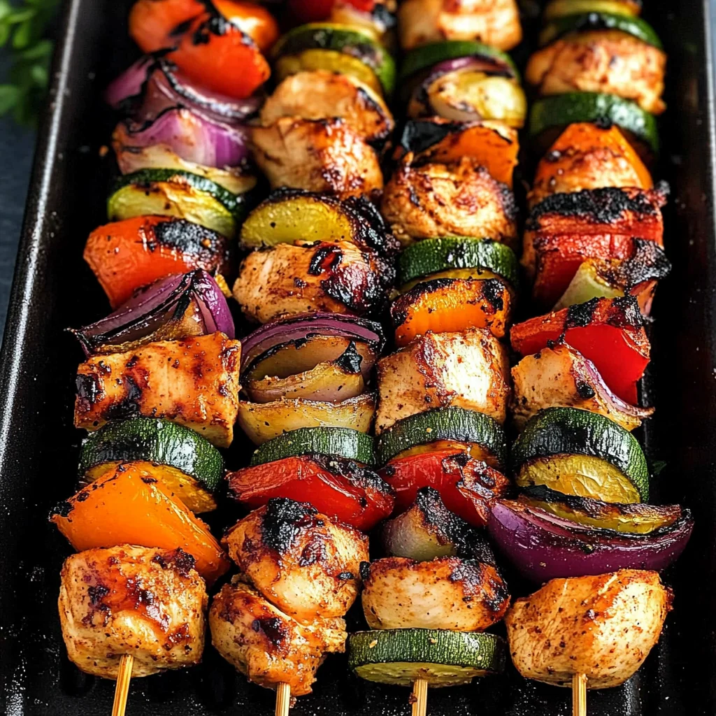 Chicken Skewers (With Chicken Kabob Marinade)