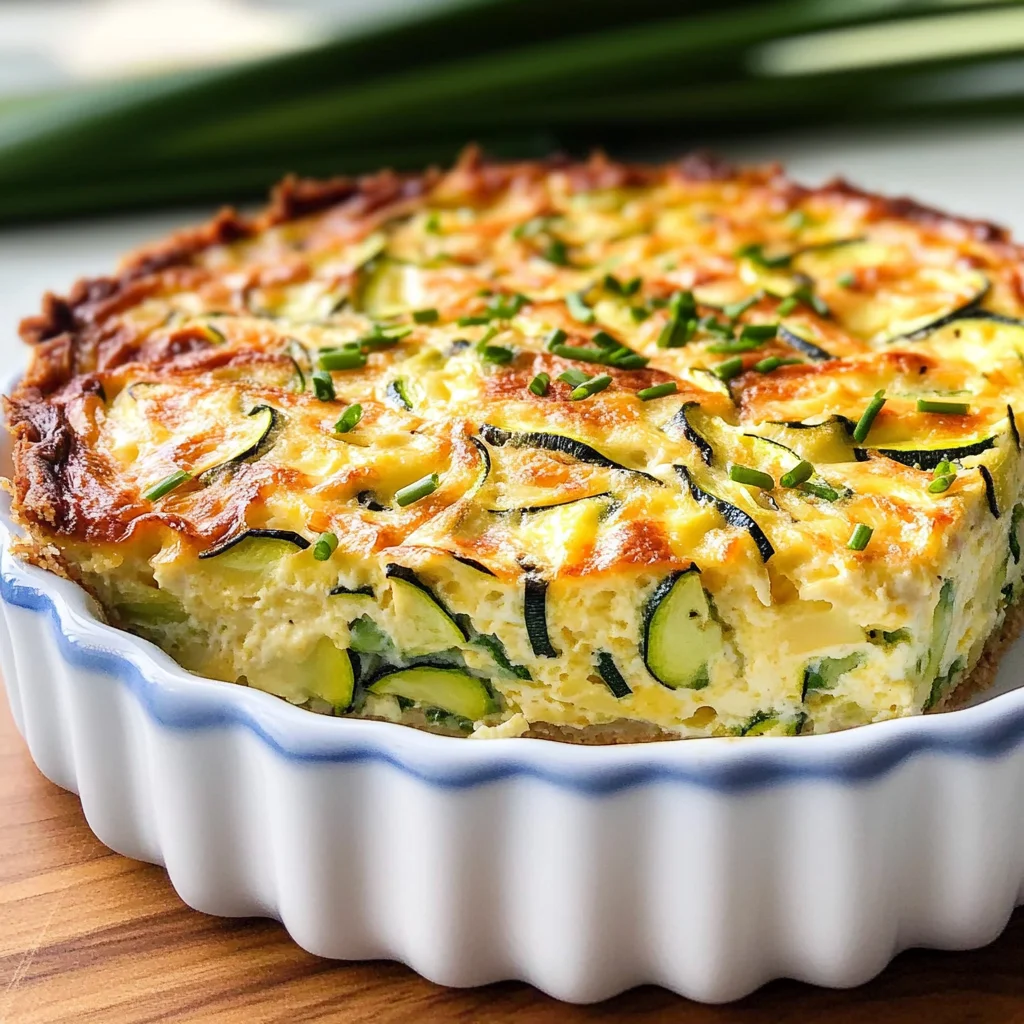 Crustless Zucchini Quiche Recipe