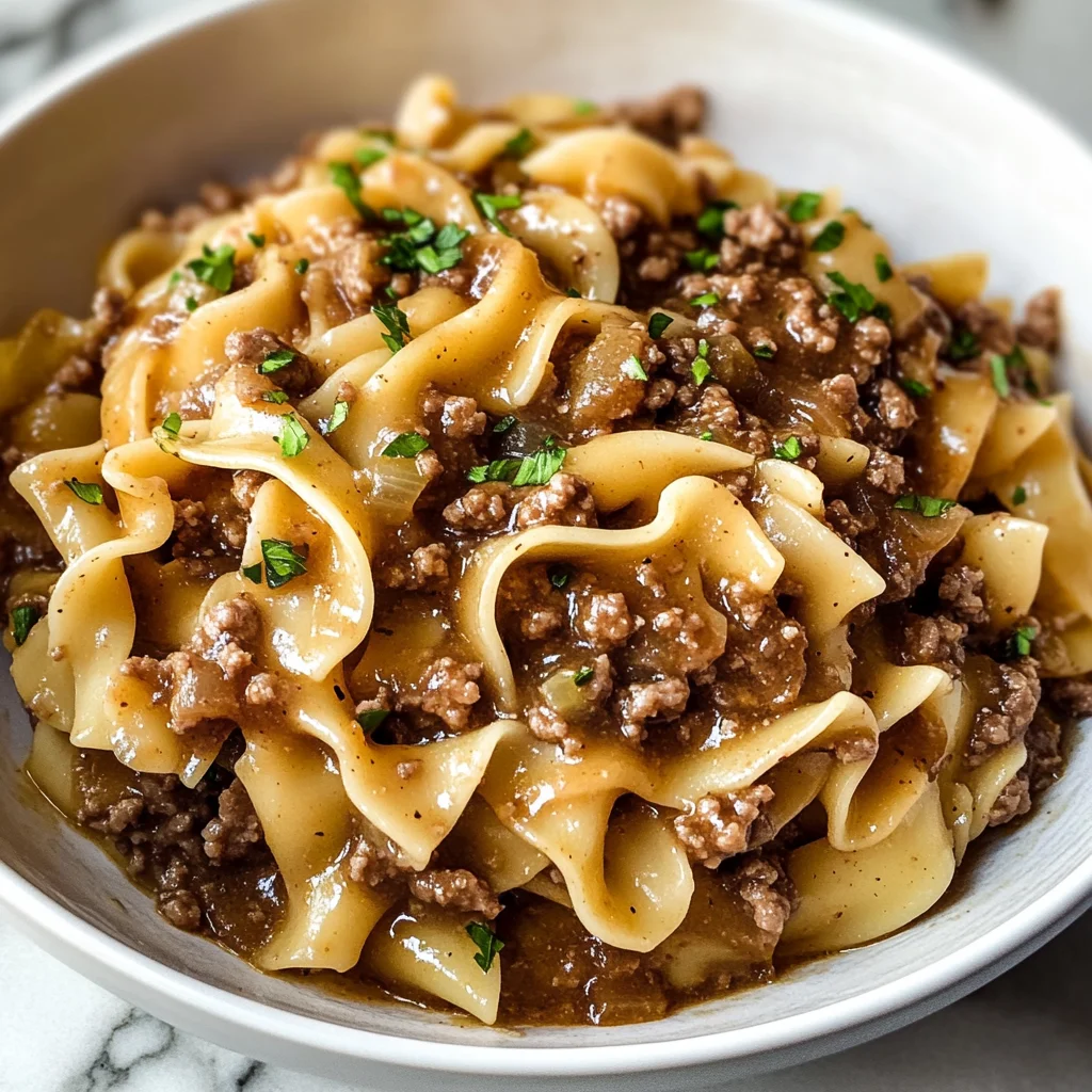 Easy Beef and Noodles