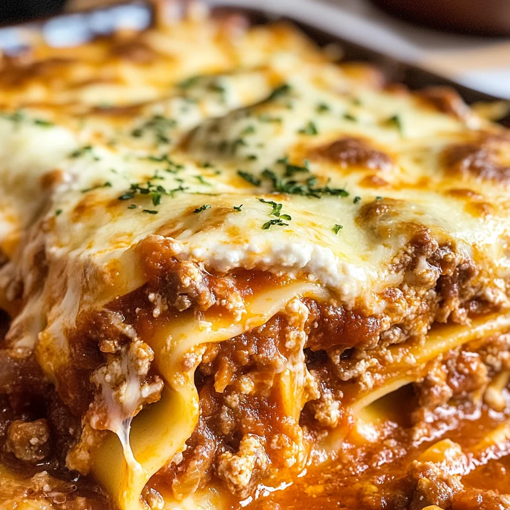 Easy Lasagna Recipe (No Boil Noodles)