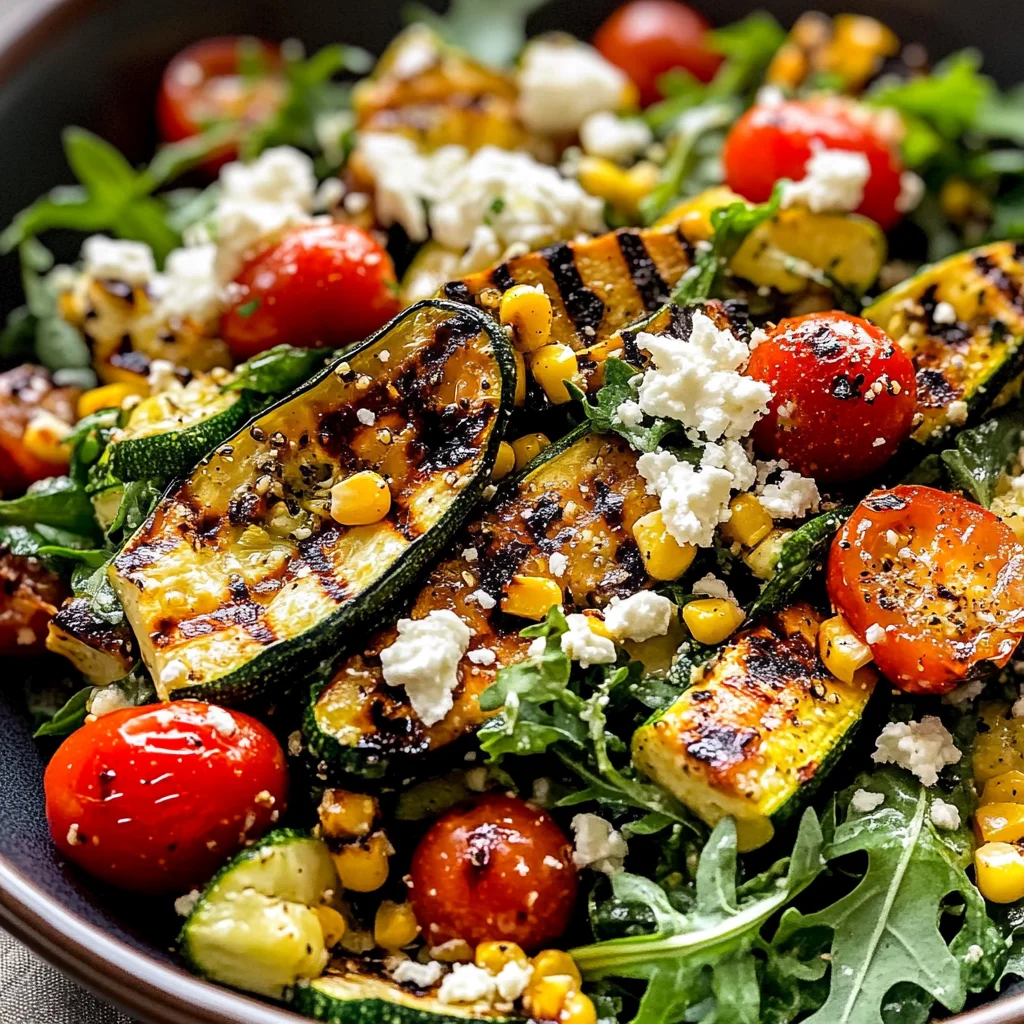 Grilled Zucchini Salad
