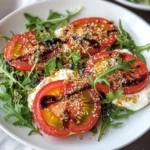 Heirloom Tomato Salad with Whipped Feta and Balsamic