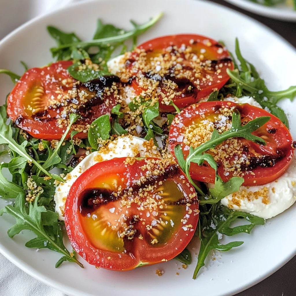 Heirloom Tomato Salad with Whipped Feta and Balsamic