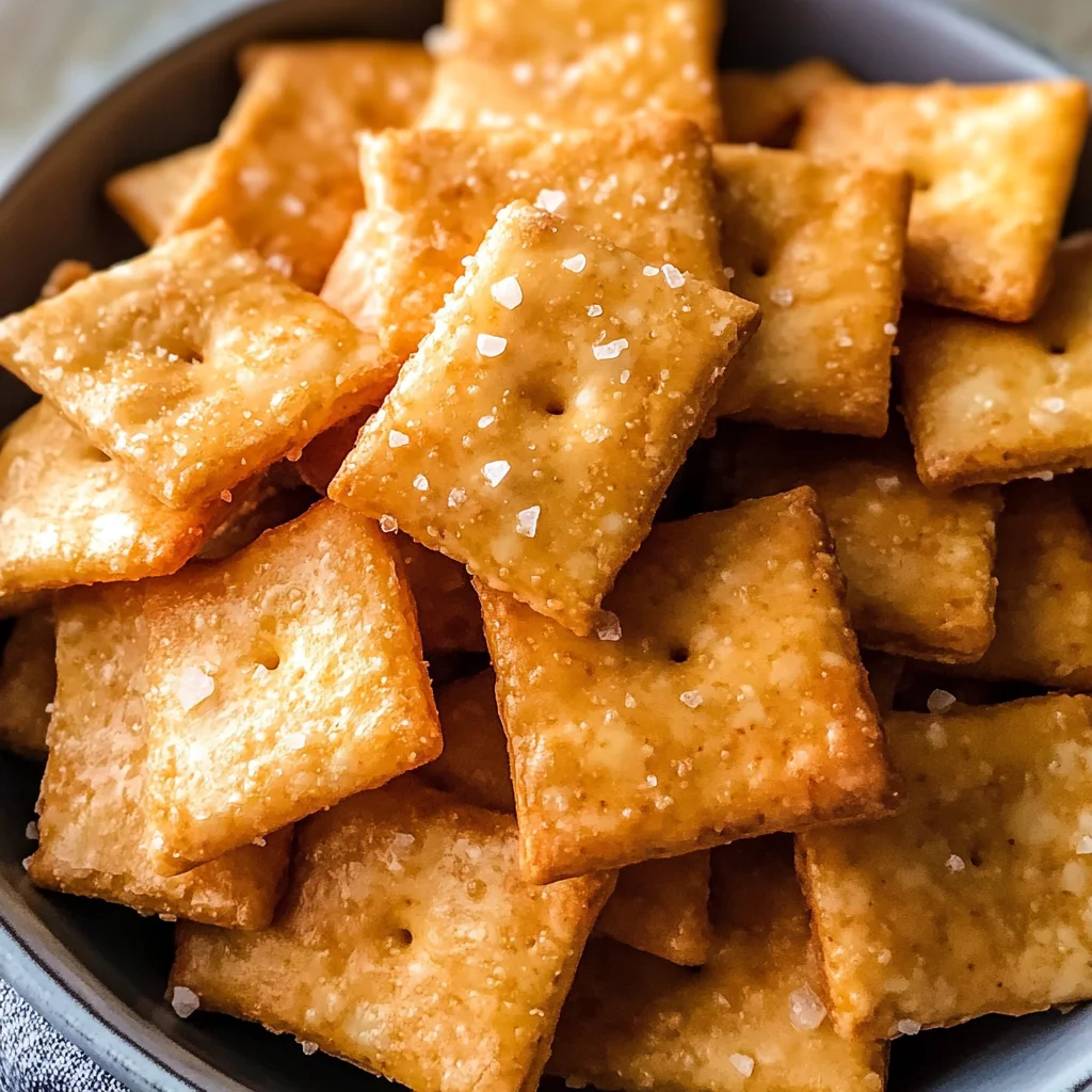 Homemade Cheez Its