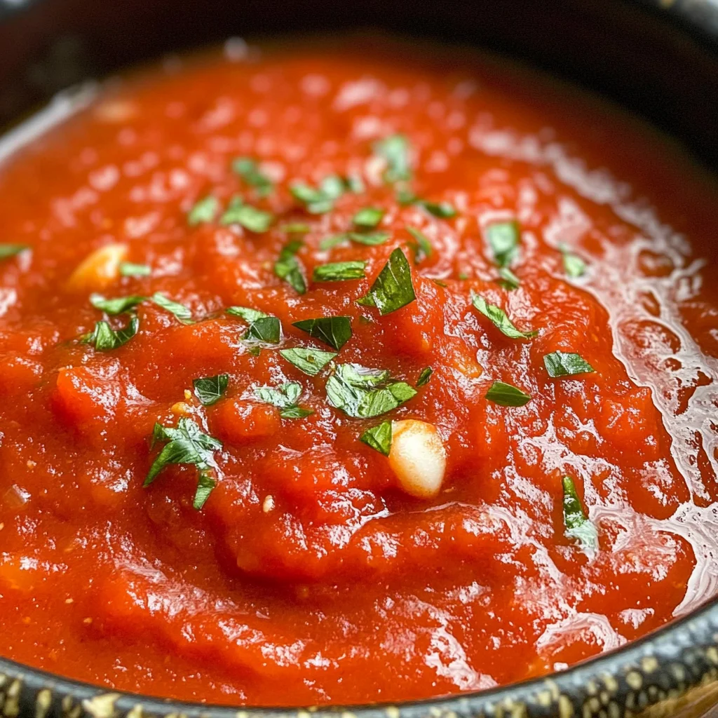 Homemade Marinara Sauce