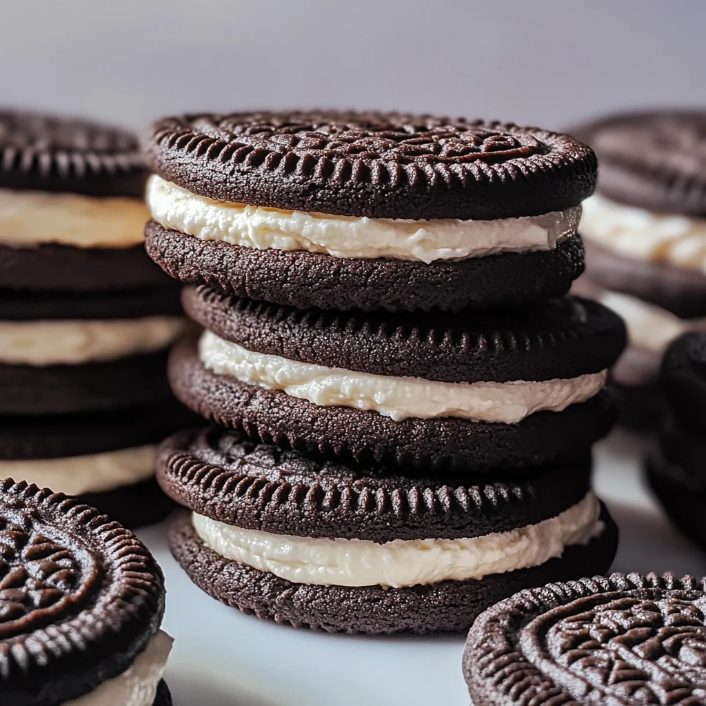 Homemade Oreo Cookies