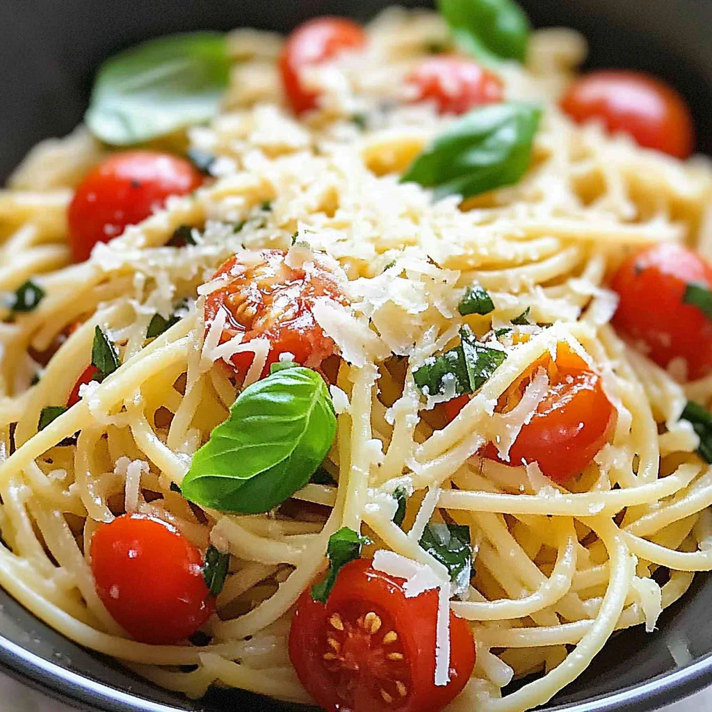 Lemon-Basil Spaghetti