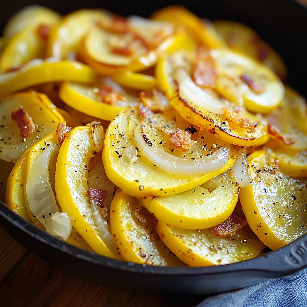 Old School Squash and Onions