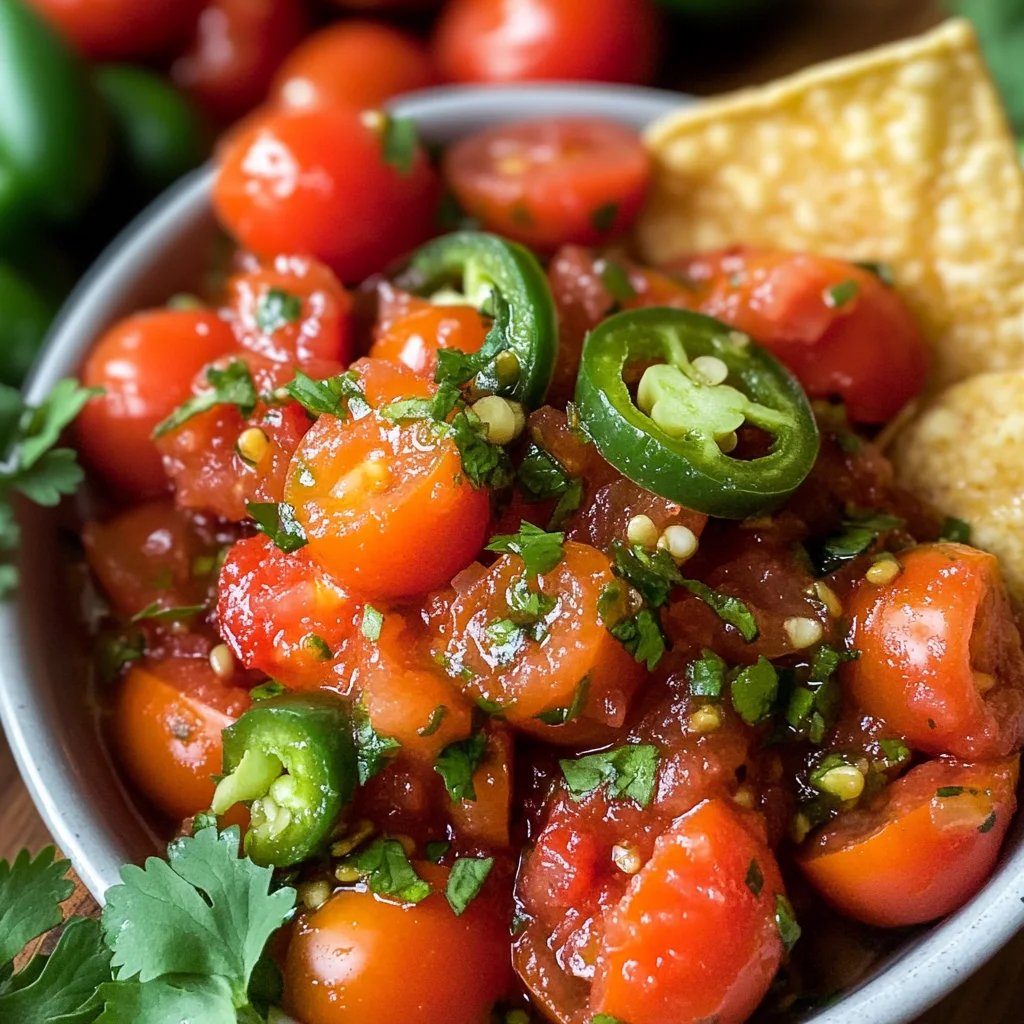 Roasted Cherry Tomato Salsa