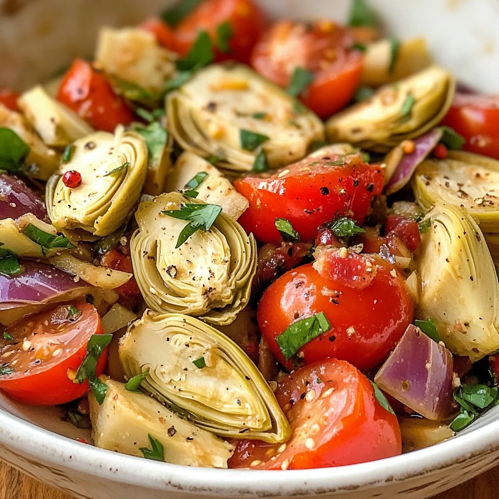 Tuscan Artichoke Tomato Salad