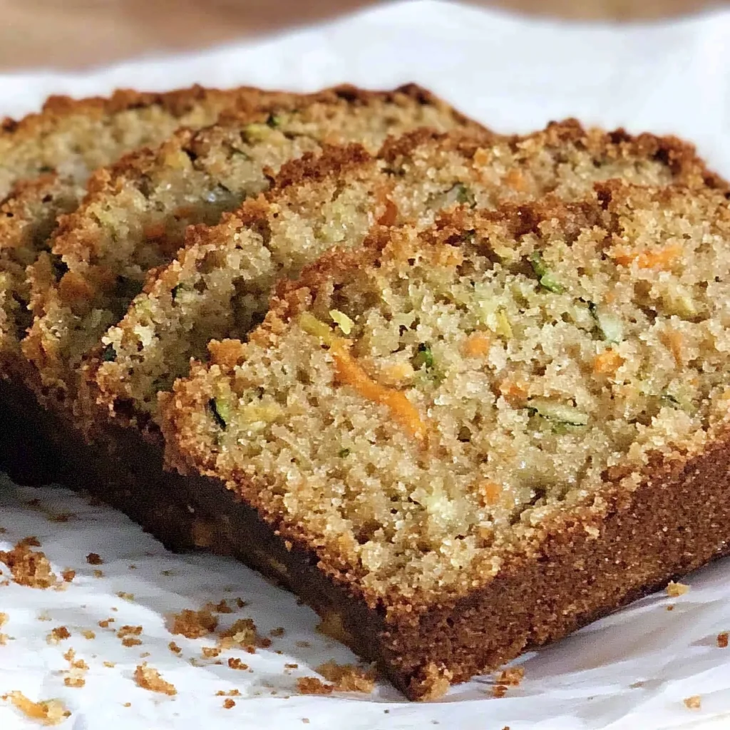 Apple, Carrot, Zucchini Bread