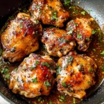 Apple Cider Glazed Chicken Thighs