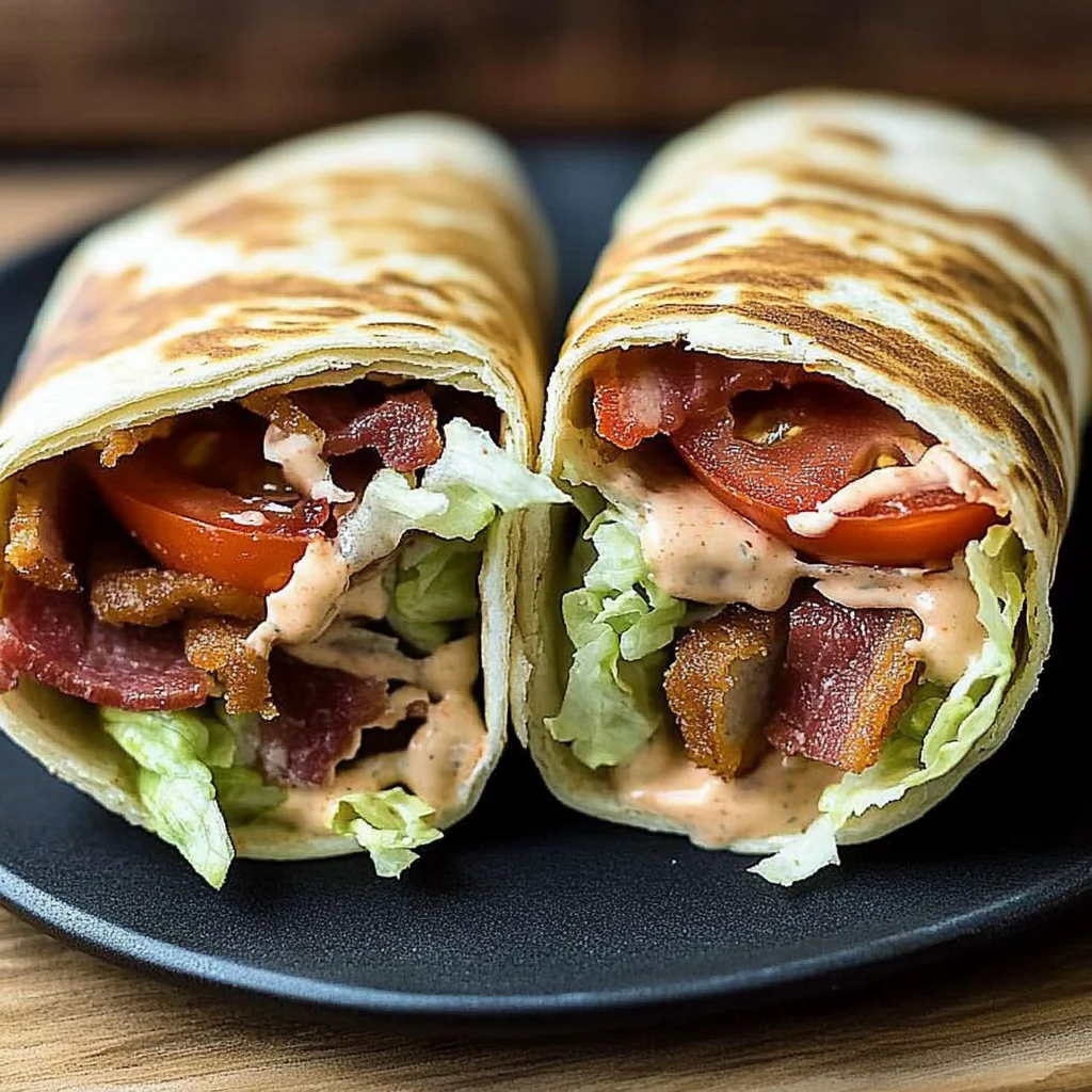 BLT Wraps with Secret Sauce