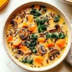Cozy Autumn Wild Rice Soup