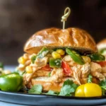 Mexican Chicken Salad Sandwiches