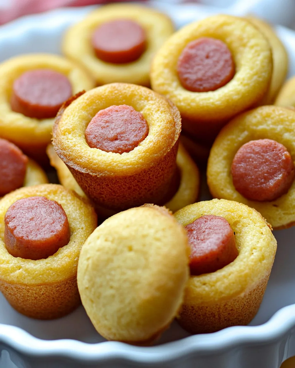 Mini Corn Dog Muffins