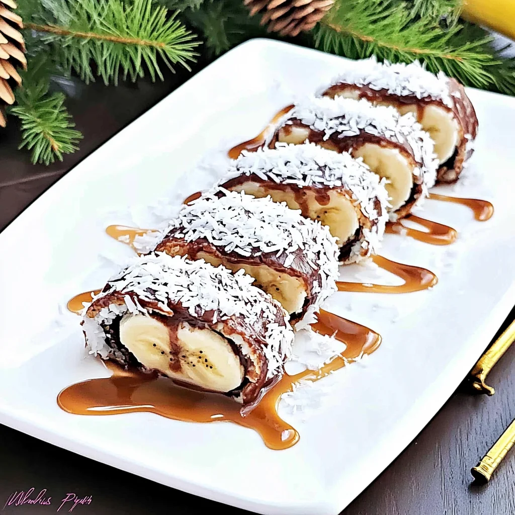 Quick and Easy Dessert Sushi (with Bananas + Nutella)