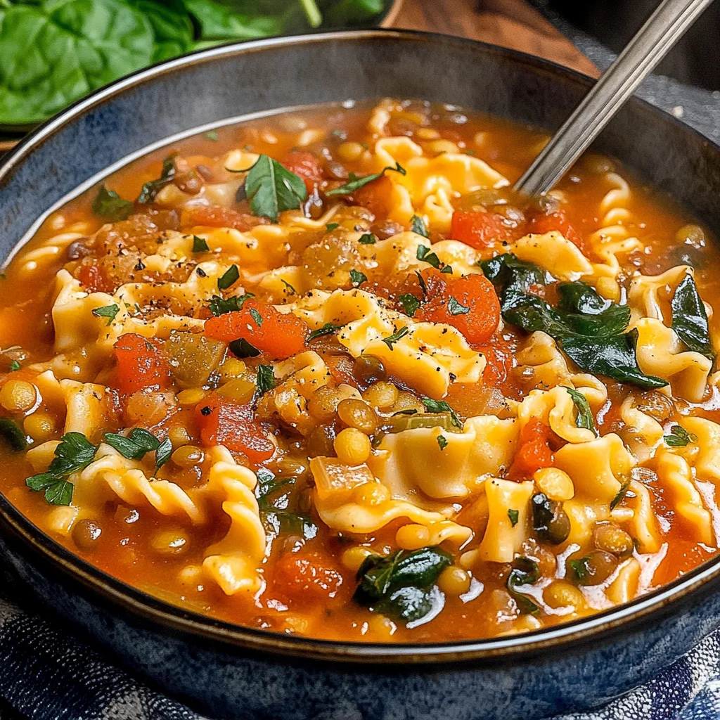 Vegan Lasagna Soup