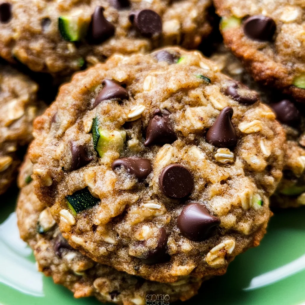 Zucchini Chocolate Chip Cookies