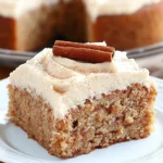 Applesauce Cake with Cinnamon Cream Cheese Frosting