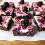 Blackberry Cheesecake Brownies