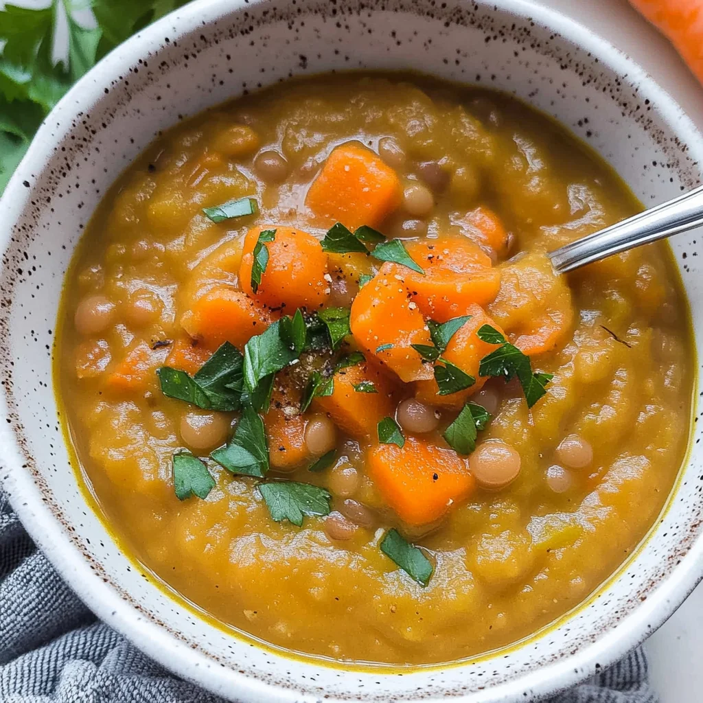 Carrot and Lentil Soup