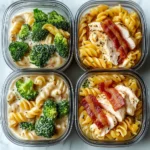 Chicken Bacon Ranch Pasta Meal Prep