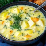 Creamy Potato Dill Soup (Zupa Koperkowa)