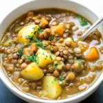 Easy Lentil Potato Soup Recipe