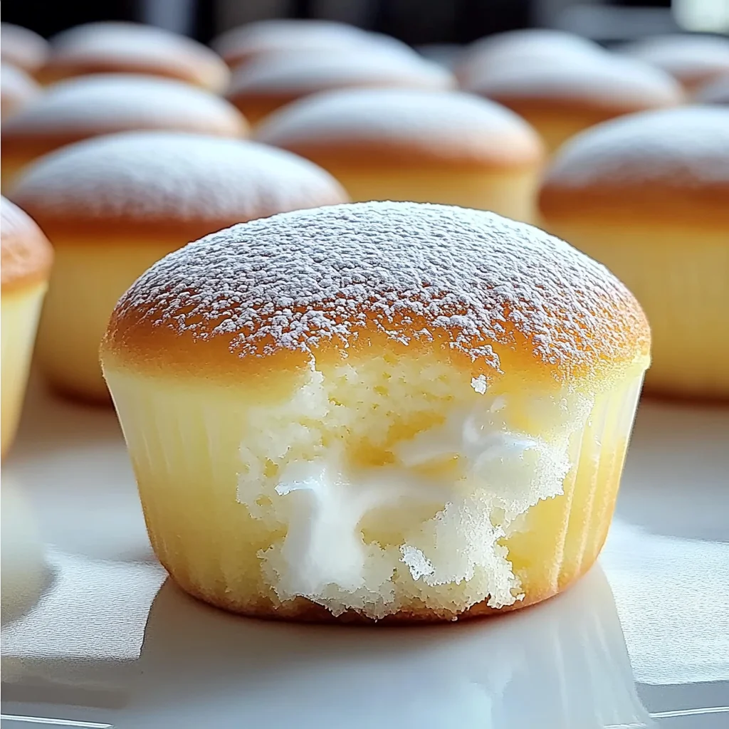 Fluffy Japanese Cotton Cheesecake Cupcakes You Must Try!