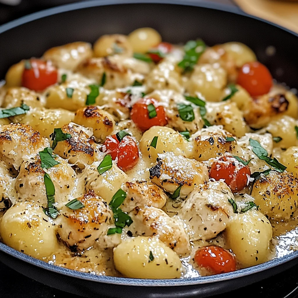 Garlic Chicken Gnocchi Skillet: A 30-Minute Wonder!