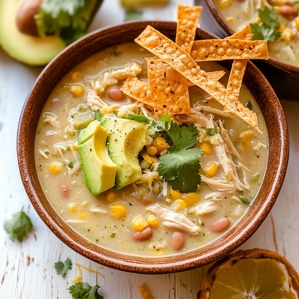 Green Chicken Enchilada Soup