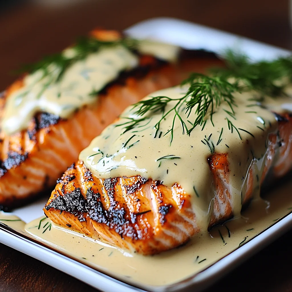 Grilled Salmon with Dijon Mustard Sauce: A Flavorful Delight!
