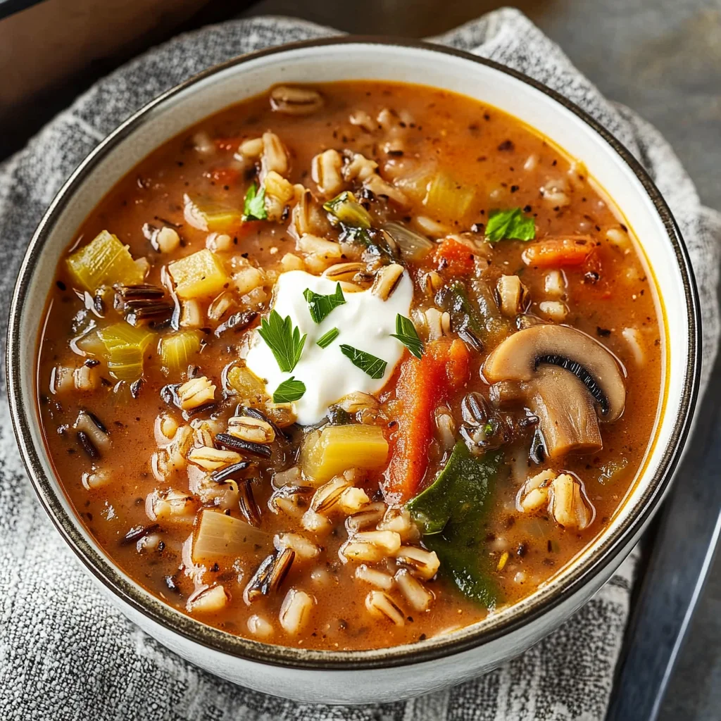 Instant Pot Wild Rice Soup