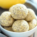 No-Bake Lemon Poppyseed Protein Balls