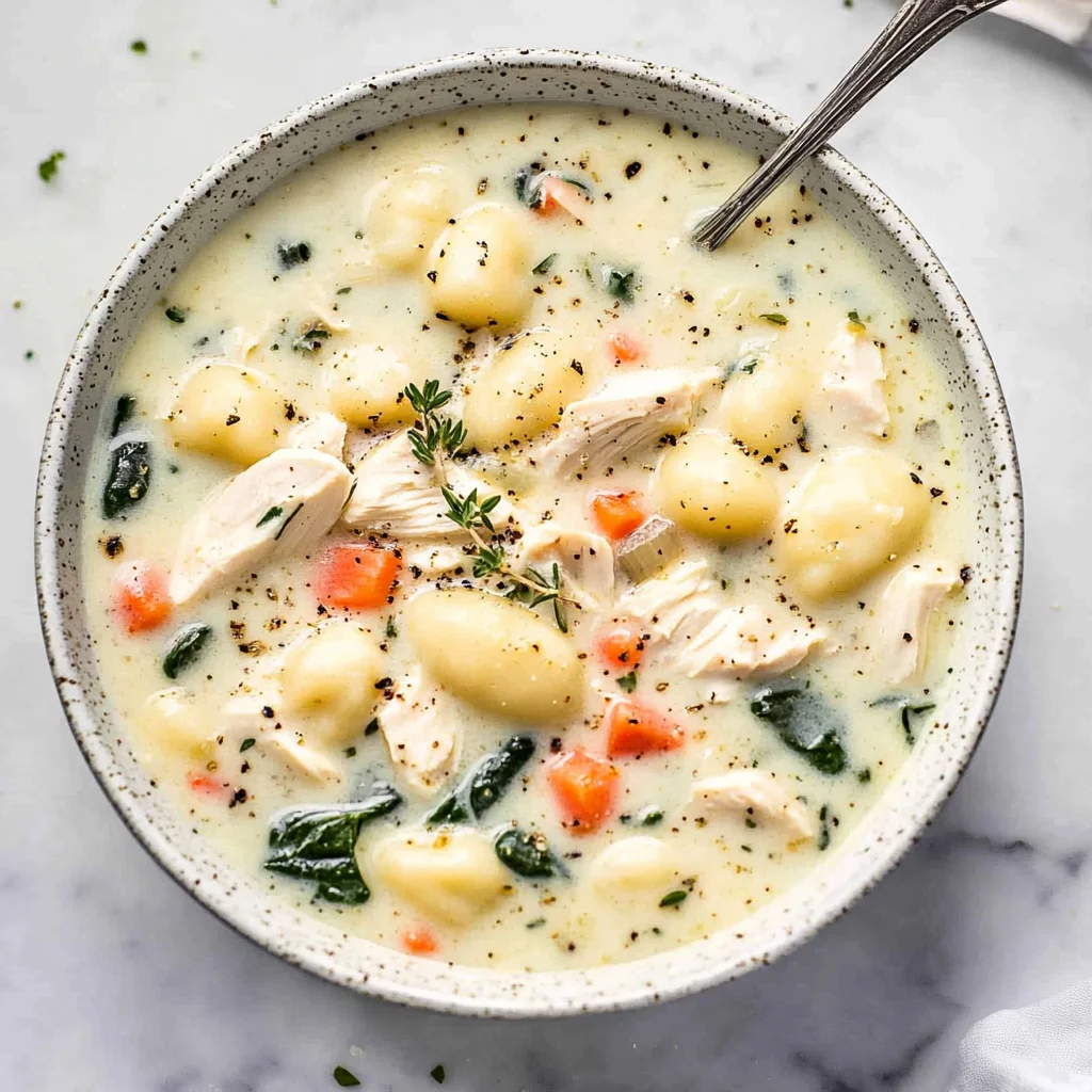 Olive Garden Chicken Gnocchi Soup